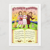 Song van het Inspirerend Briefkaart Friendship (Voorkant)