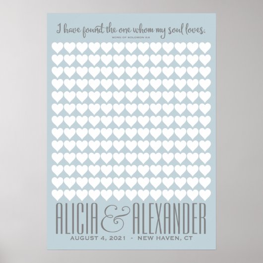 Song van Solomon CUSTOM COLOR | Weddenschap Poster (Voorkant)