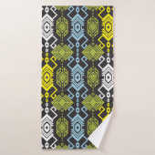 Songket Tenun Geometric Seamless Pattern with Crea Badhanddoek (Badhanddoek)