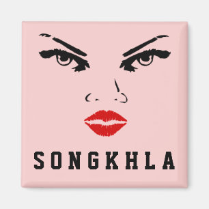 Songkhla, Thailand Woman Vriendin Magneet