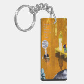 Songs for a Blind Fisherman Collage Notebook Sleutelhanger (Voorkant Links)
