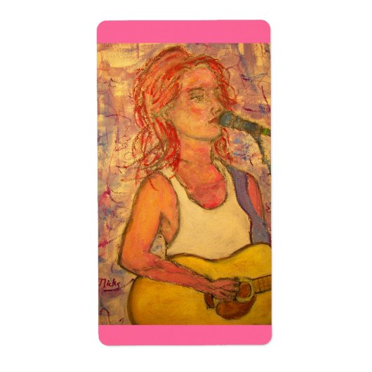 Songstress Art Etiket (Voorkant)