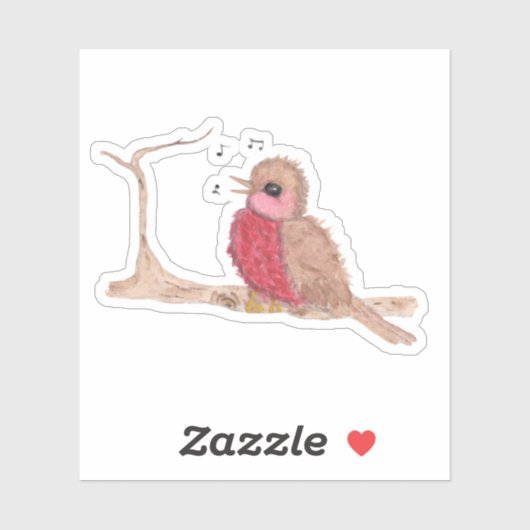 Songvogel Sticker (Vel)