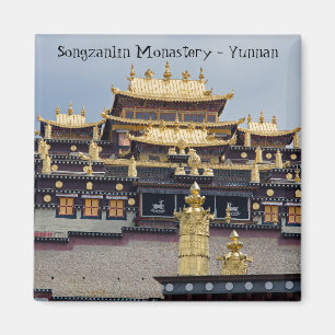 Songzanlin Tibetan Monastery - Yunnan, China Magneet