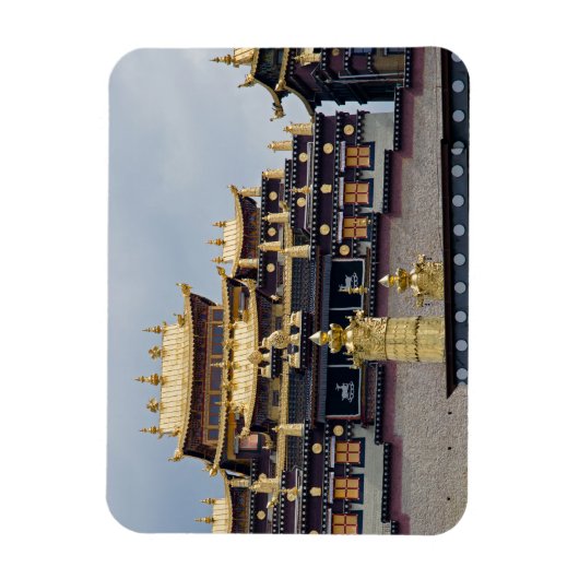 Songzanlin Tibetan Monastery - Yunnan, China Magneet (Verticaal)