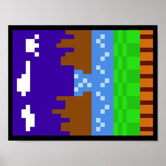 Sonic 1 Poster (gepixeleerd) (Voorkant)