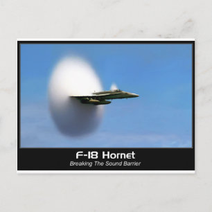 Sonic Boom F-18 Hornet Briefkaart