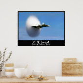 Sonic Boom F-18 Hornet Poster Print (Cuisine)