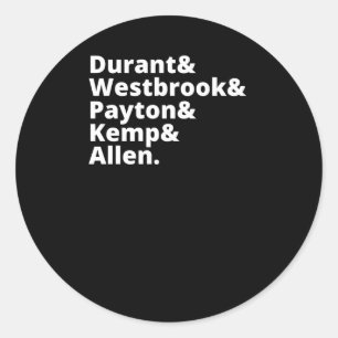 Sonic en Thunder's Finest Ronde Sticker