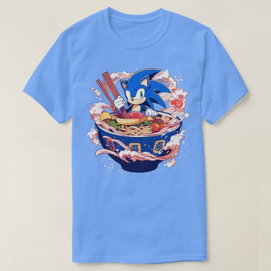 sonic in ramen TShirt (Design voorkant)