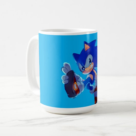 Sonic mug (Devant gauche)
