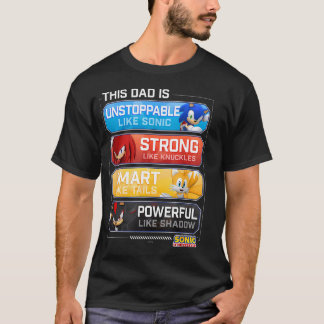Sonic The Hedgehog Vaderdag Onstoppelijk T-shirt