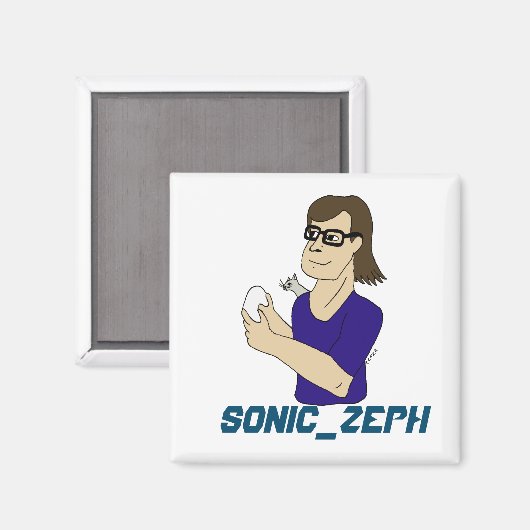 Sonic_Zeph Magneet (Voorkant / Achterkant)