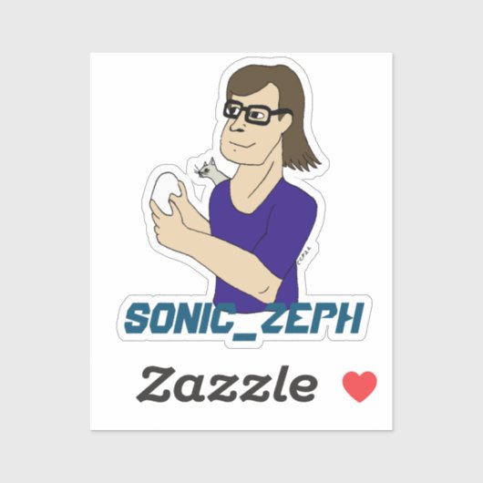 Sonic_Zeph Sticker (Vel)