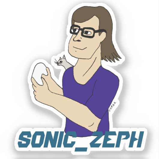 Sonic_Zeph Sticker (Voorkant)