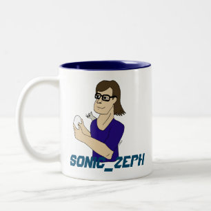 Sonic_Zeph Tweekleurige Koffiemok