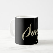 Sonja white gold Handwriting Tasse de café (Devant gauche)