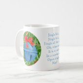 SONNAILLES DE NOËL Mug Blanc (Devant gauche)