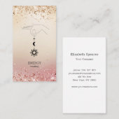 Sonne Mond Glitter Visitekaartje (Voorkant / Achterkant)