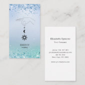 Sonne Mond Glitter Visitekaartje (Voorkant / Achterkant)