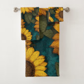 Sonnenblumen Muster – Fröhlicher Floral Style (En situation)