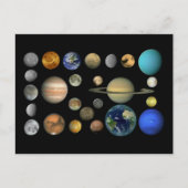 Sonnensystem Briefkaart (Voorkant)
