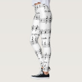 sonneries feuille musique leggings (Gauche)