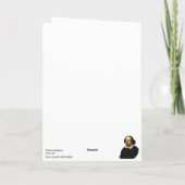 Sonnet # 104 door William Shakespeare Kaart (Achterkant)
