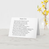 Sonnet 116 - Carte de voeux (Fleur jaune)