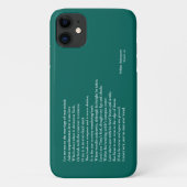 Sonnet 116Laat me niet bij het huwelijk van ware g Case-Mate iPhone Case (Achterkant)