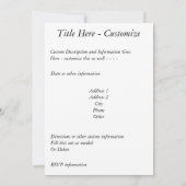 Sonnet # 18 van William Shakespeare Kaart (Achterkant)