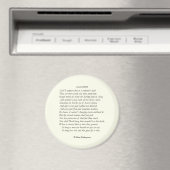 Sonnet # 18 van William Shakespeare Magneet (Insitu (Vaatwasser))