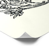 Sonnet # 18 van William Shakespeare Poster (Hoek)