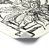 Sonnet # 43 van William Shakespeare Poster (Hoek)