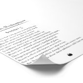 Sonnet 5 door William Shakespeare Poster (Hoek)