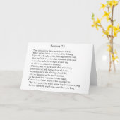 Sonnet 73 - Carte de voeux (Fleur jaune)