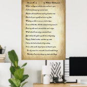 Sonnet No. 29 van William Shakespeare Poster (Thuiskantoor)