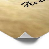 Sonnet nr. 130 van William Shakespeare Poster (Hoek)