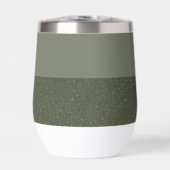 Sonnette à deux tons vert mousse moderne - personn (Avant)