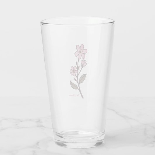 Sonnette en verre de Cherry Blossom (Dos)
