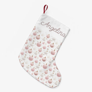 Sonnez les clochettes Noël rose Chaussette de Noël