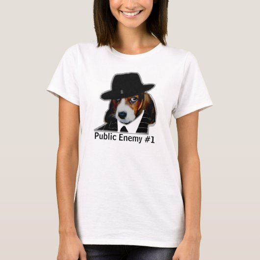 Sonny[1], openbare vijand #1 t-shirt (Voorkant)