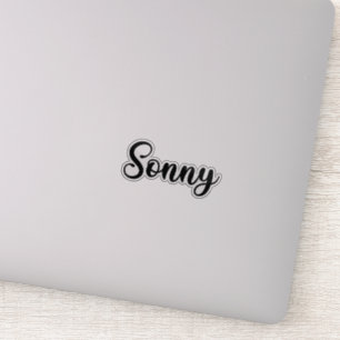 Sonny Name - handgeschreven kalligrafie Sticker