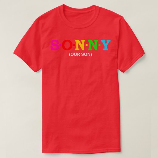 Sonny Onze Zoon T-shirt (Design voorkant)