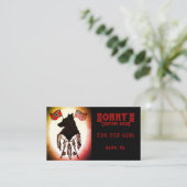Sonny's aangepaste rijen visitekaartje (Staand voorkant)