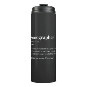 Sonograaf Definitie - Ultrasound Tech Gift Thermosbeker