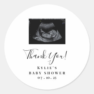 Sonogram Baby shower Stickers