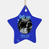 Sonogram Keepomwille Baby Ultrasound keramisch Orn Ornament (Rechts)