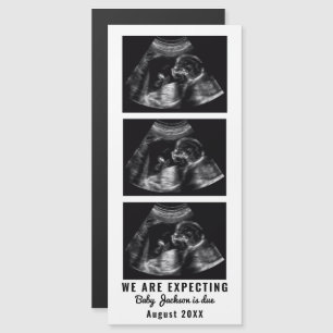 Sonogram zwangerschapsaankondiging Fotobooth Strip