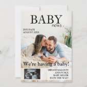 Sonogramme Faire-part de grossesse (Devant)